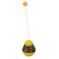 thumbnail image 4 of Cat Treat Dispenser Ball Slow Feeding Interactive Chewing Pet Food Dispensing Toy with Teasing Ball for Dog Yellow, 4 of 14