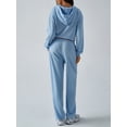 thumbnail image 4 of Anbech Womens 2 Piece Outfits Hoodie Drawstring Sweatpants with Pockets Casual Trendy Sets, 4 of 7