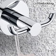 thumbnail image 2 of 2 ganchos de acero inoxidable para colgar toallas, de latón cromado, para puerta de baño, para colgar en la pared, para sombreros y ropa, 2 of 4