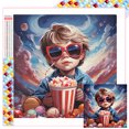 thumbnail image 1 of Pintura de diamante 5D Wdftyju DIY cuentas cuadradas 45x45cm, 1 of 9