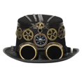 thumbnail image 3 of Sombrero de copa Steampunk Soledad equipo gótico 60-61cm, 3 of 10