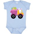thumbnail image 3 of Inktastic Easter Bunny in Dump Truck Delivering Easter Eggs Boys or Girls Baby Bodysuit, 3 of 5