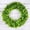 Green-Fortune Leaf, variant on Aonewoe 16" Artificial Fortune Leaf Wreath for Front Door Green Leaves Wreath for Wall Window Party Wedding Decor Indoor Outdoor