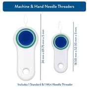 Hello Hobby Sewing Machine & Hand Needle Threaders, 2 Count