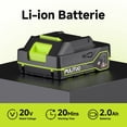 thumbnail image 6 of Pulituo 20V 1.5Ah Lithium-Ion Battery Replacement, OEM Aftermarket Battery for Pulituo 20V Cordless Leaf Blower, with Circuit Protection - 1 pack, 6 of 8