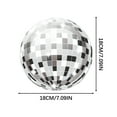 thumbnail image 3 of Fnochy 24Pcs Disco Ball Party Plates,7 Inch Disposable Shining Plates for Wedding,Birthday,Retro Theme Party Decorations,Durable & Waterproof,Easy Clean,70s Glamour Vibes,Perfect for Any Celebration, 3 of 9