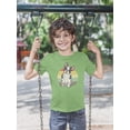 thumbnail image 2 of Retro French Bulldog Sitting T-Shirt Toddler -Image by Shutterstock,  4 Toddler, 2 of 4