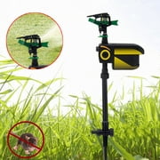 CNCEST Lawn Sprinklers Solar Scarecrow Motion Activated Water Animal Repellent Deterrent Sprinkler