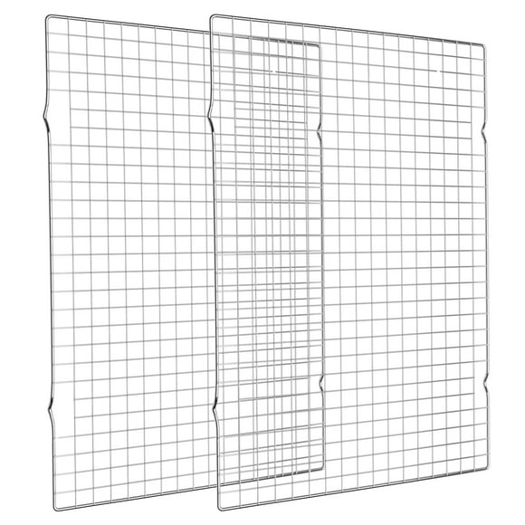 Rejilla de refrigeración BRIOUT, 2 unidades, acero inoxidable de 40 x 25 cm