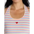 thumbnail image 4 of No Boundaries Pride Striped Halter Tank Top, Women's XXS-XXL, 4 of 5