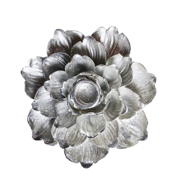 ZELVINN Peony Flower Candlestick Holder Resin Taper Candle Holder Decorative Candle Stands for WeddingTable Centerpieces Home D