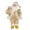 C, variant on Christmas Santa Doll Decoration 12-Inch Plush Standing Santa Holding Gifts Figure Christmas Party Supplies for Home Desk Bookshelf Windowsill Decor