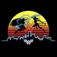 thumbnail image 2 of Men's Wonder Woman 1984 Skyline Battle  Graphic Tee Black 2X Large, 2 of 5