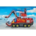 thumbnail image 3 of PLAYMOBIL Airport Fire Engine with Lights and Sound Vehicle Playset, 3 of 9
