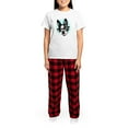 thumbnail image 4 of CafePress - Cute! Hipster Boston Terrier Pajamas - Women's Short Sleeve Print T-Shirt and Pants Light Cotton Pajama Set, 4 of 7