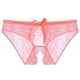 thumbnail image 1 of Ropa interior sexy de talla grande con encaje para mujer, ropa interior sexy con entrepierna abierta, perspectiva sexy, bragas de cintura baja para mujer, 1 of 6