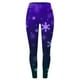 thumbnail image 2 of Gibobby Pantalones deportivos mujer Pantalones estampados navideños personalizados para mujer, polainas navideñas de muñeco de nieve para fiesta de Papá Noel(Azul,M), 2 of 3