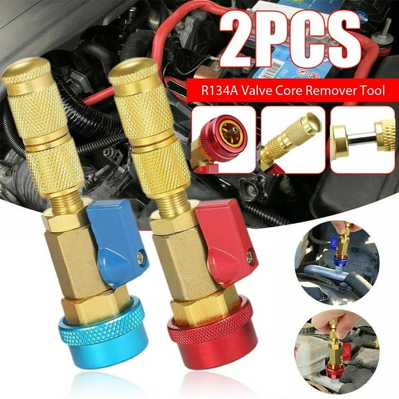 HPDL HVAC ACR134A R12 Valve Core High Low Pressure Quick NEW Tool Install