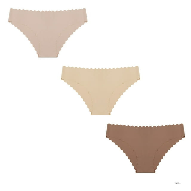 Bikini Secret Treasures para Mujer, Corte Laser, Multicolor 3 Piezas Talla CH