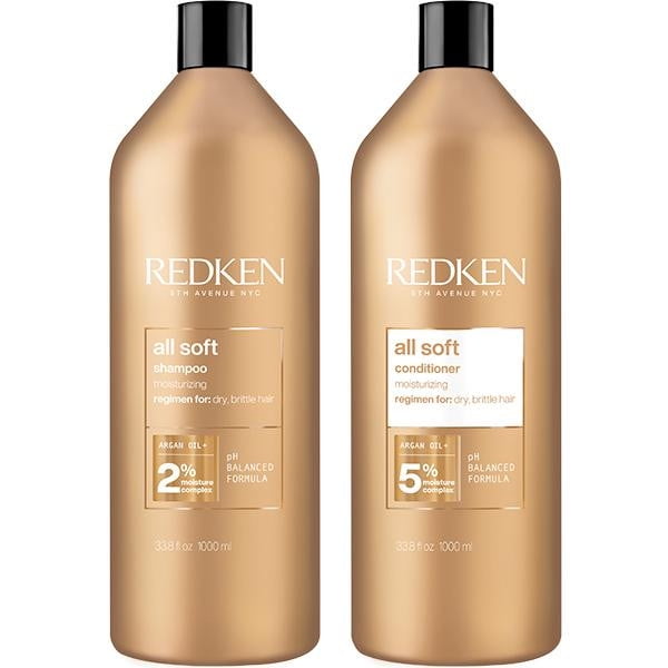 REDKEN DUO All Soft Shampoo+Conditioner 2x1L