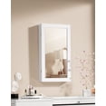 thumbnail image 2 of SONGMICS Lockable Jewelry Cabinet Armoire with Mirror, Wall-Mounted Space Saving Jewelry Storage Organizer, 2 of 8