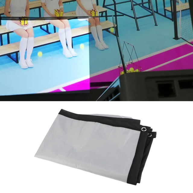 133/120/100/84/72 Inch Optional Movie Projector Screen, 16:9 Foldable Portable Indoor Outdoor Projection Wall Mount Projection Screen with Hooks for Home, Party, Office, Classroom