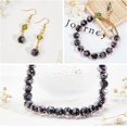 thumbnail image 6 of 45pcs 9~12mm Gold Sand Lampwork Beads Glass Handmade Round Loose Beads for Rosary Making Jewelry Craft Making with 2mm Hole - Black DIY, 6 of 9