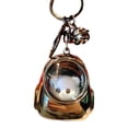 thumbnail image 2 of Keychain Cute Kawaii Anime Cool Keychains for Backpacks Space Keychains Metal Bear Schoolbag Night Light Keychain Pendant Ambient Light Keychain Catch Machine Gift, 2 of 6