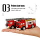 thumbnail image 4 of Camión de Bomberos Eléctrico de Control Remoto Juguete Luces Sonidos Niños Vehículo RC Modelo Niños Pueden Regalar Inevent WJ3965-01B, 4 of 7