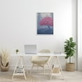 thumbnail image 2 of Stupell Spring Cherry Blossom Foggy Path Landscape Photography White Framed Art Print Wall Art, 2 of 7
