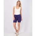thumbnail image 5 of 3-Pack: Women's Bermuda 7" Denim Shorts - Casual Khaki Long Chino Shorts Drawstring (Available in Plus Size), 5 of 6
