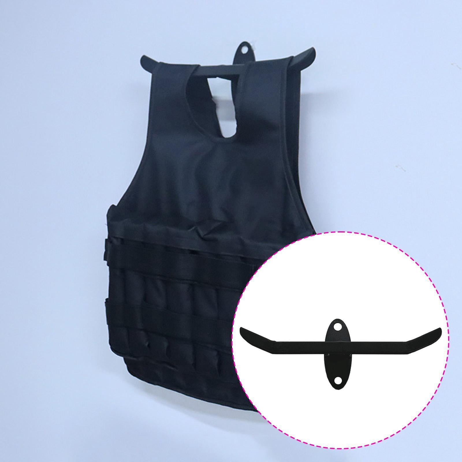 TTETTZ Wall Mounted Weight Vest Hanger Fitness Home Workout Simple Gym Hanging Rack