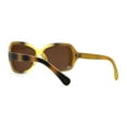 thumbnail image 4 of SA106 Polarized Anti-glare Butterfly Chic 90s Diva Sunglasses Yellow Tortoise Brown, 4 of 4