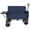 Dark Blue, variant on Olurrisa 3-in-1 Folding Wagon with Bench Seat & Rear-Mounted Folding Tabletop – 500lbs Capacity, 9"x4" Beach Tires for Camping, Orange