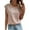 Khaki, variant on TYGHBN Women's Solid Color Sequin Round Neck Tank Top and Party Wear" Women Summer Top Set Shirt Athletic Wear for Woman Apparel Shirt Stretchy Shirts for Women Shirts for Women with Sleeves Dry Tech