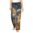 thumbnail image 1 of Balery Starry Sky White Horse Pantalones de pijama para mujer, pijamas ultraligeros, pantalones de estar por casa-3X-Large, 1 of 6
