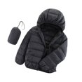 thumbnail image 2 of Esaierr Kids Baby Girls Down Jacket Toddler Light Puffer Winter Coat, Boys Girls Warm Solid Color Cotton Snowsuit Jacket Sizes 2-14T, 2 of 7