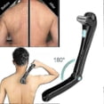 thumbnail image 2 of Men Electric Back Hair Shaver Depilation Manual Cordless Foldable Body Hair Trimmer Hair Removal Tool Shower, 2 of 5