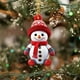 thumbnail image 3 of Adornos navideños de madera para colgar, bolas de Navidad, muñeco de nieve, manualidades para árbol de Navidad, regalos de Año Nuevo para el hogar, 3 of 5