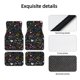 thumbnail image 4 of Balery I love you Mom Juego de 4 Alfombrillas para Auto, Revestimientos de Caucho Resistente, Diseño Antideslizante, 4 of 7