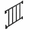 Black-Stair Railing-2 Step-1, variant on Black-Stair Railing 5 Step 1 5ft W X 36in H Outdoor Stair Deck Guard Rail Kit