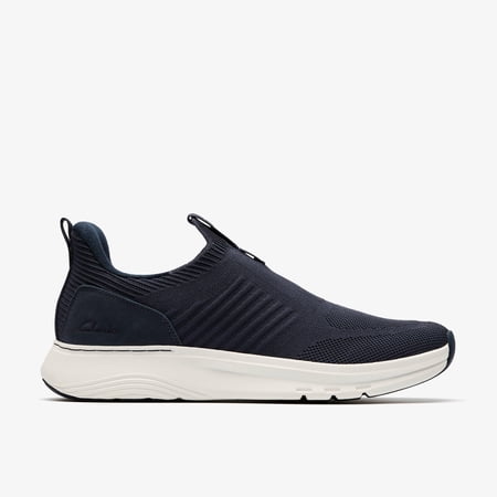 Clarks Mens Motion Trek IN Navy Knit Sneakers