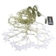 thumbnail image 2 of pstuiky Cortina de luces navideñas con forma de estrella decoración para fiestas en casa 16 estrellas 80 mini luces LED de 3,5 m para decoración navideña., 2 of 7