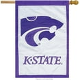 thumbnail image 2 of Kansas State 28x44 Indoor Outdoor Hand Crafted Banner Flag - Double (2) Sided, 2 of 4