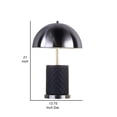 thumbnail image 5 of Lamp Benzara BM309066 - Pantalla abovedada de piel sintética (53 cm), 5 of 5