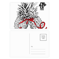 thumbnail image 1 of Tendencia de frutas tropicales, piña par Set cumpleaños gracias tarjeta postal correo lado 20pcs, 1 of 3