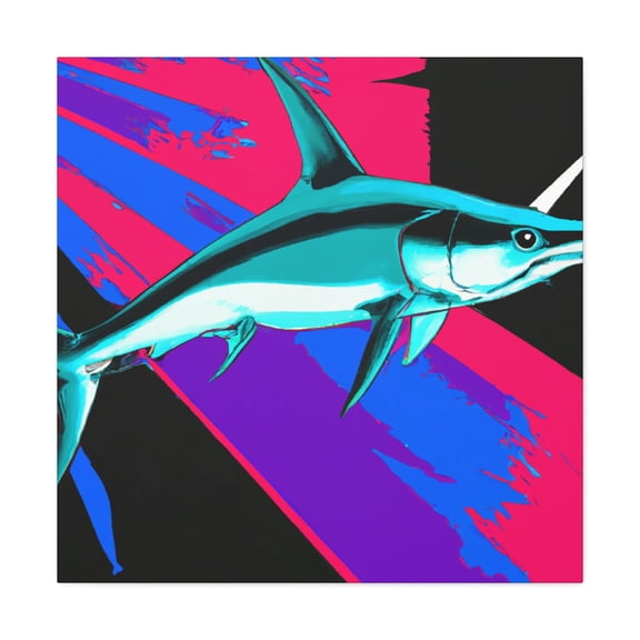 Swordfish in Shadowland - Canvas