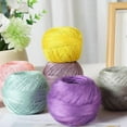 thumbnail image 2 of Nvzi Lace Worsted Yarn, 1 Roll (50g) , Soft & Smooth for Knitting, Crocheting, DIY Crafts, Ideal for Lace Projects & Daily Knits, Perfect for Beginners & Experts，white, 2 of 4