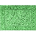 thumbnail image 1 of Ahgly Company Indoor Rectangle Persian Emerald Green Traditional Area Rugs, 2' x 3', 1 of 4
