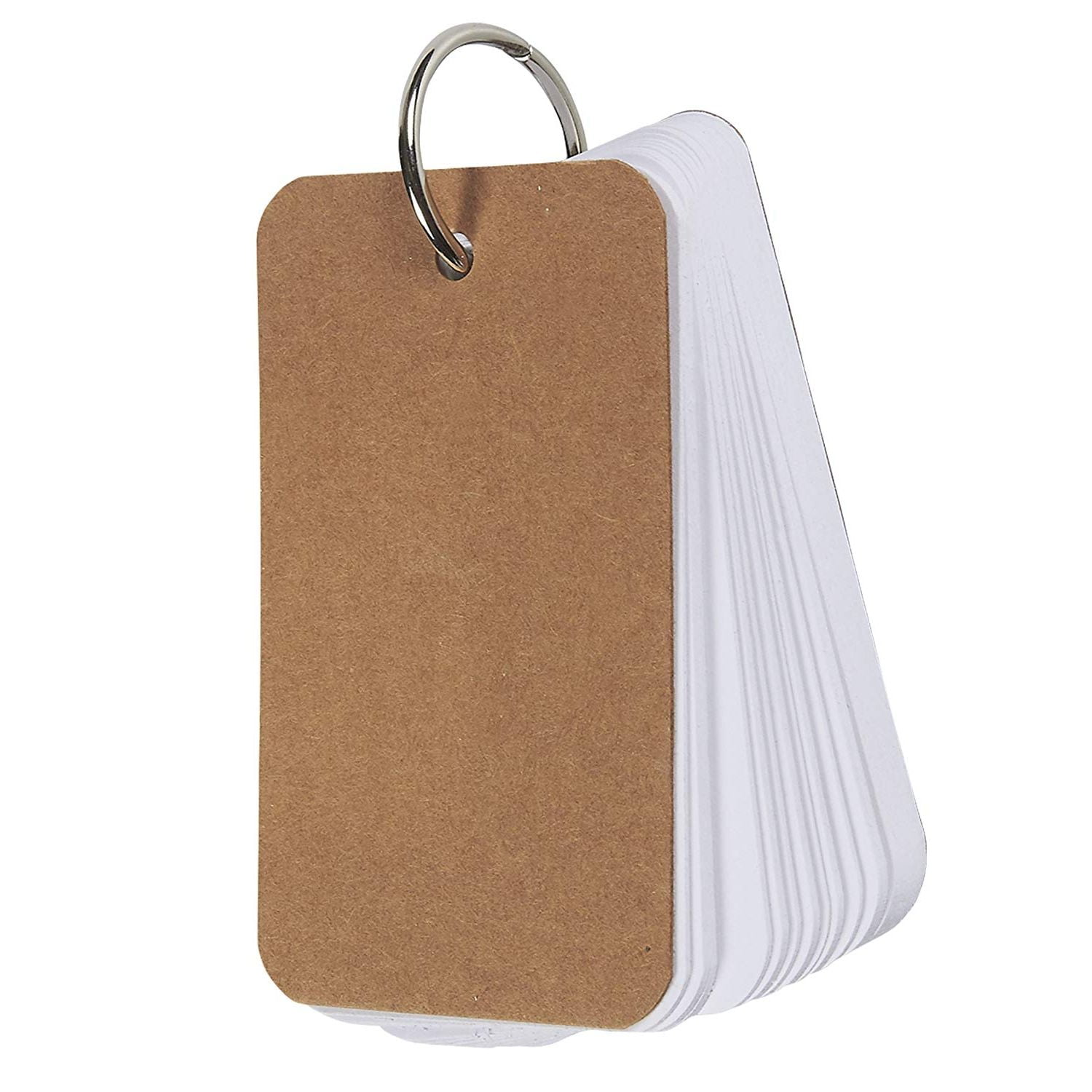 Flash Cards with Binder Rings, 8Pack 400Piece Study Cards, Note Cards, Memo Scratch Pads, Mini